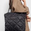 Women MZ Wallace | Quilted Madison Quatro Tote Black Rec