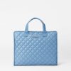 Women MZ Wallace | Medium Box Tote Cornflower Blue