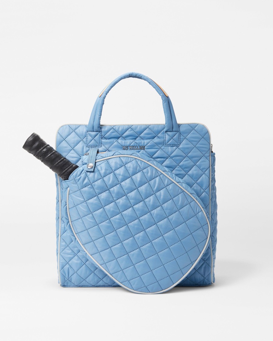 Women MZ Wallace | Pickleball Tote Cornflower Blue/Pebble