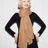 Women MZ Wallace | Cashmere Travel Wrap Camel