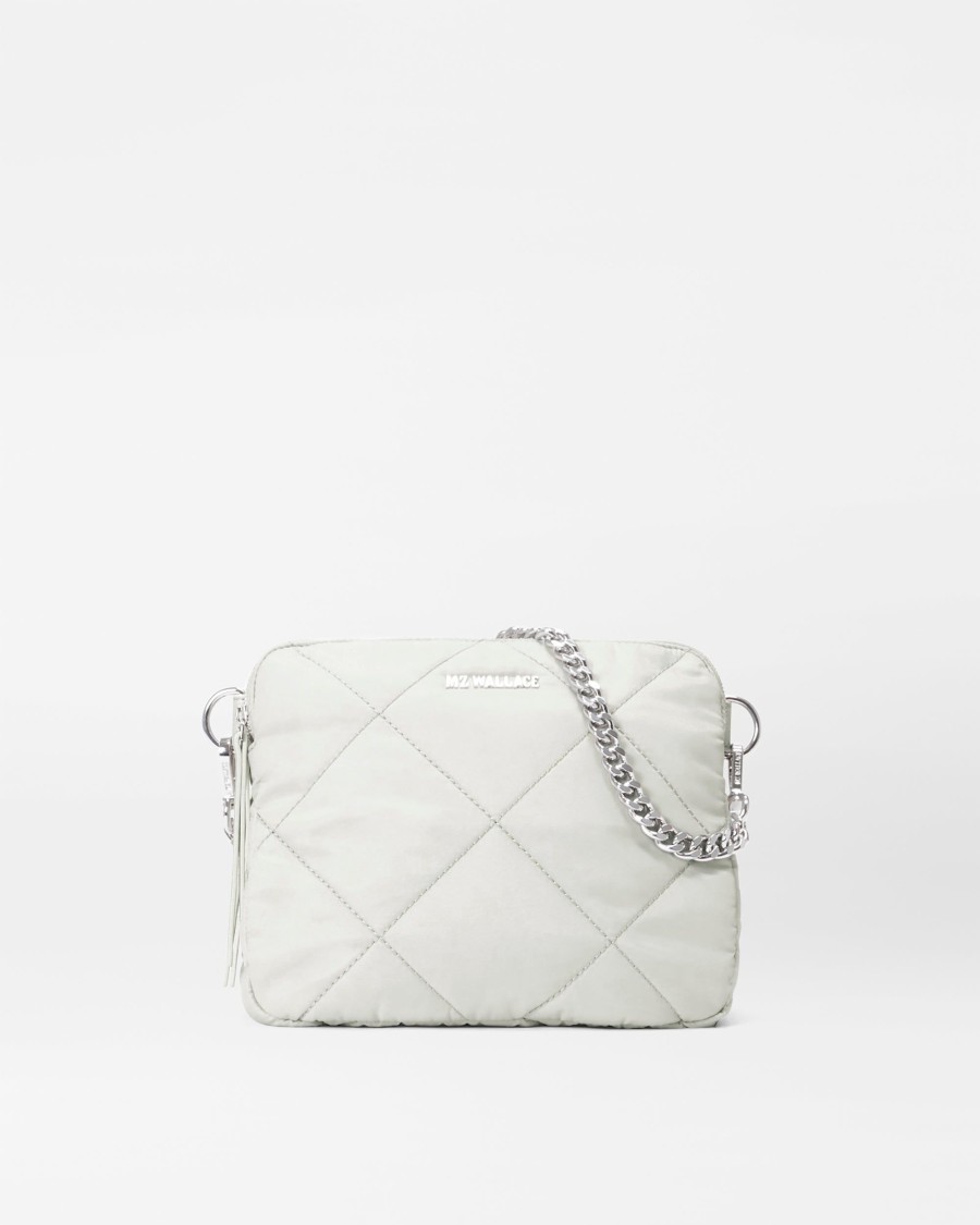 Women MZ Wallace | Quilted Madison Crossbody Frost