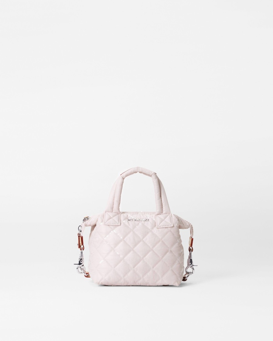 Women MZ Wallace | Micro Sutton Rose Rec With Sequin