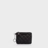 Women MZ Wallace | Flat Metro Key Pouch Black Rec