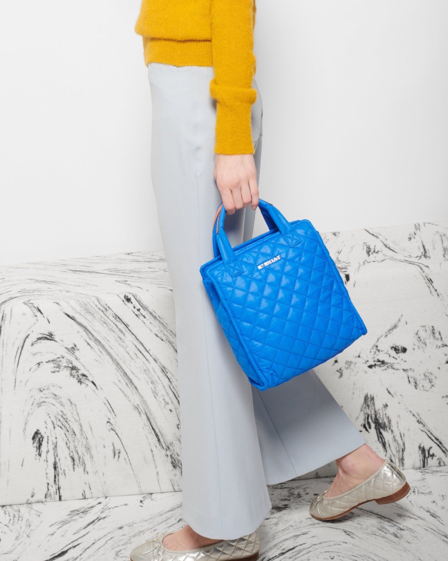 Women MZ Wallace | Mini Box Tote True Blue