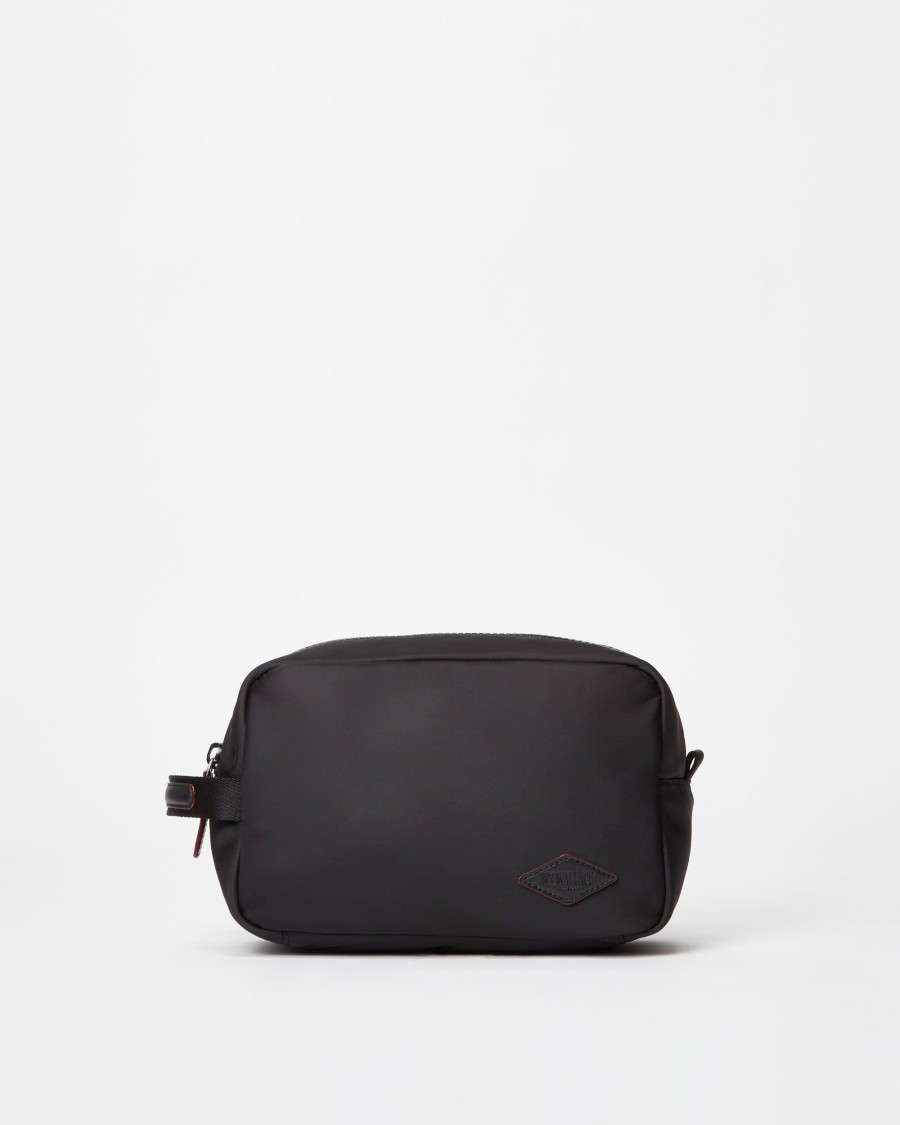 Women MZ Wallace | Bleecker Dopp Kit Black Rec