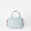 Women MZ Wallace | Small Sutton Deluxe Silver Blue Rec