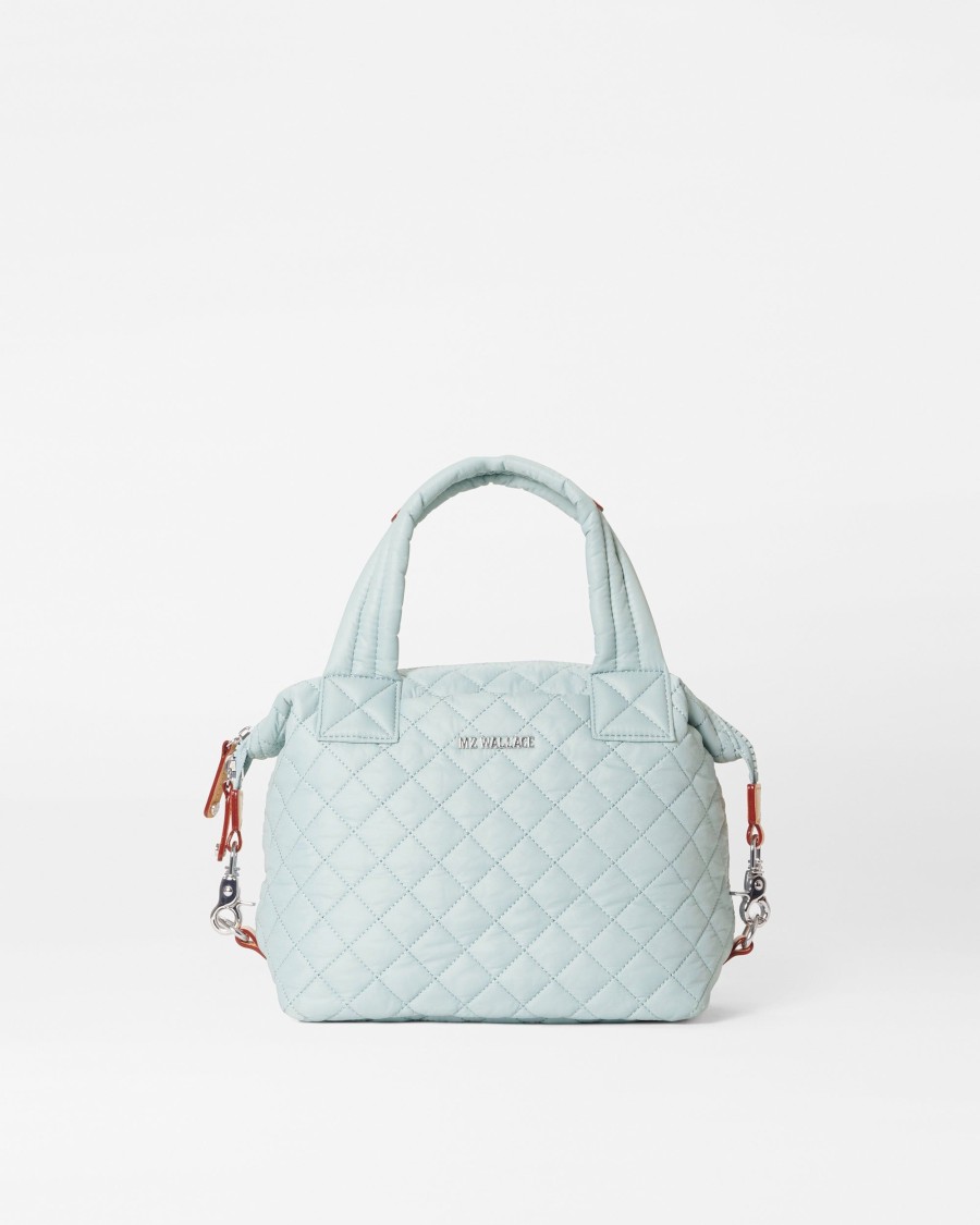 Women MZ Wallace | Small Sutton Deluxe Silver Blue Rec