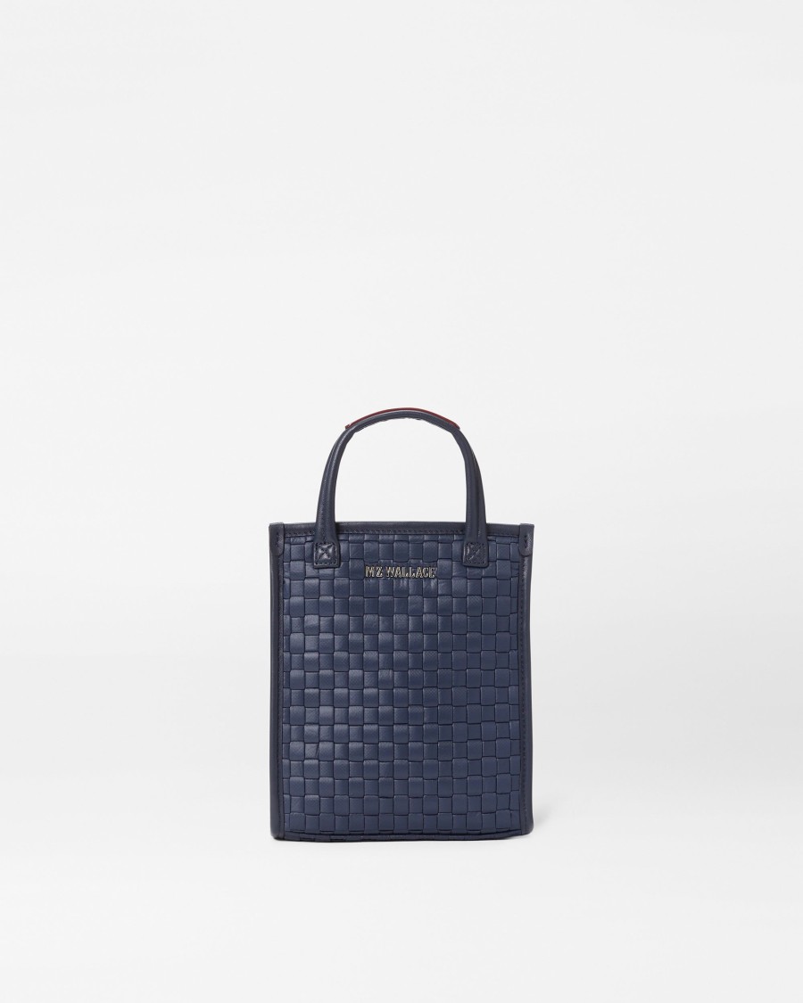 Women MZ Wallace | Micro Woven Box Tote Dawn