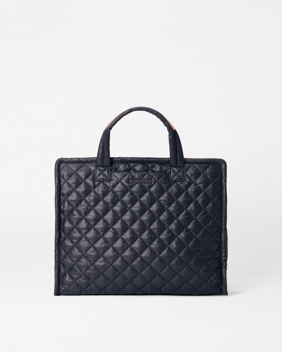 Women MZ Wallace | Medium Box Tote Black