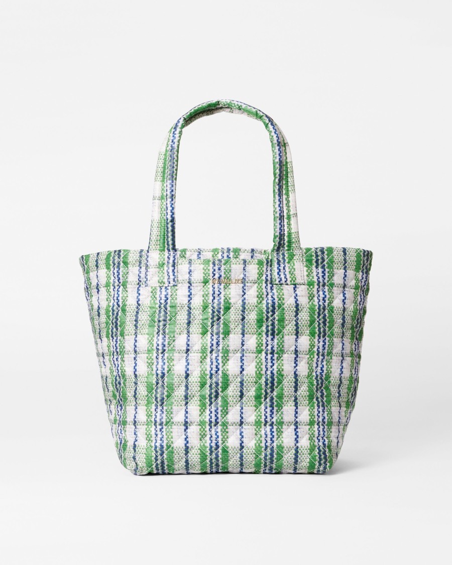 Women MZ Wallace | Medium Metro Tote Deluxe Plaid