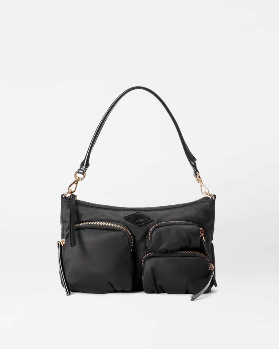 Women MZ Wallace | Chelsea Petite Shoulder Black