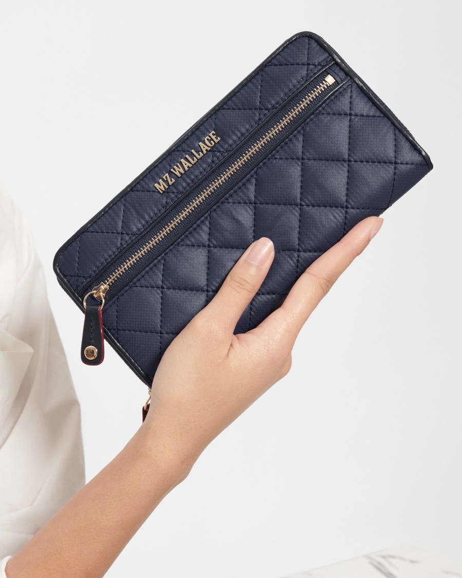 Women MZ Wallace | Crosby Long Wallet Dawn Rec