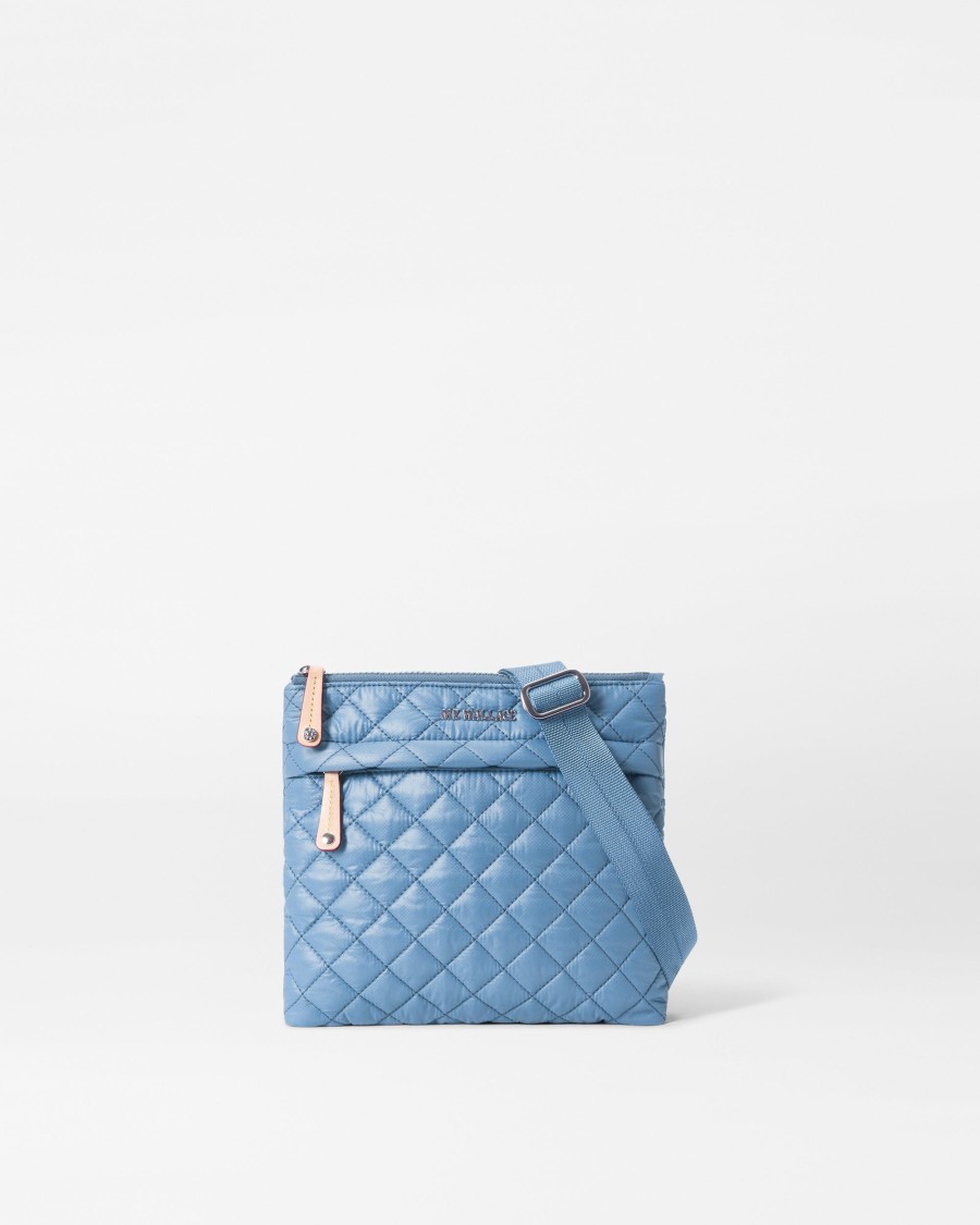 Women MZ Wallace | Metro Flat Crossbody Cornflower Blue