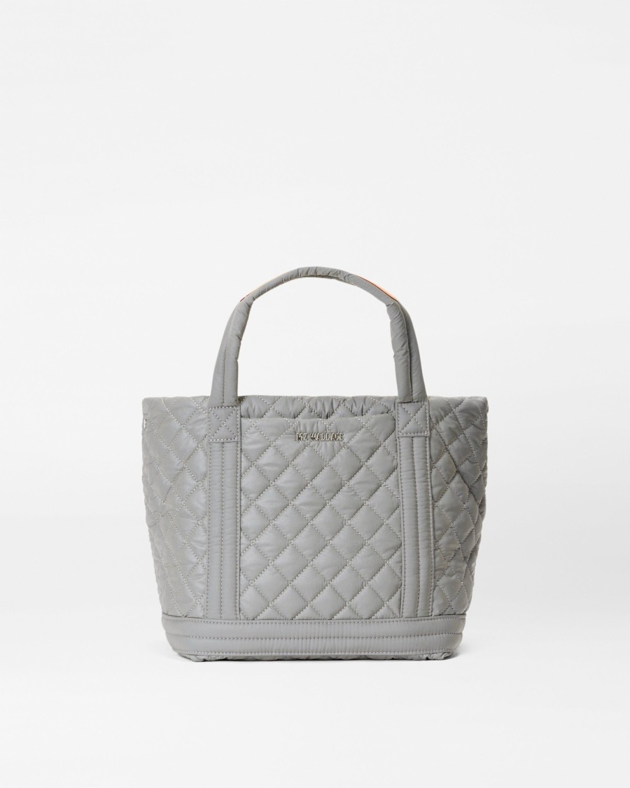 Women MZ Wallace | Small Empire Tote Silver Reflective