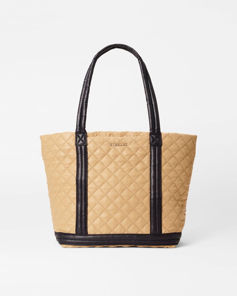 Women MZ Wallace | Medium Empire Tote Camel & Black