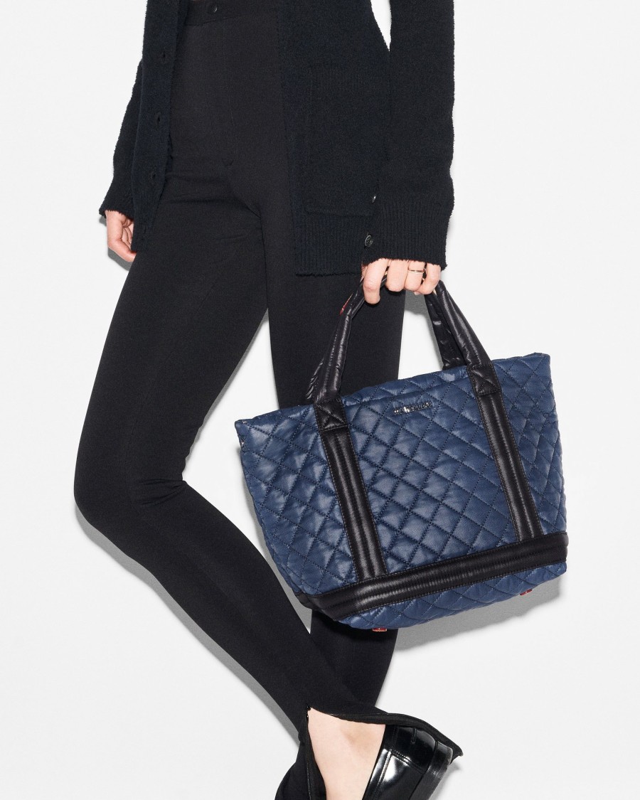 Women MZ Wallace | Small Empire Tote Navy & Black