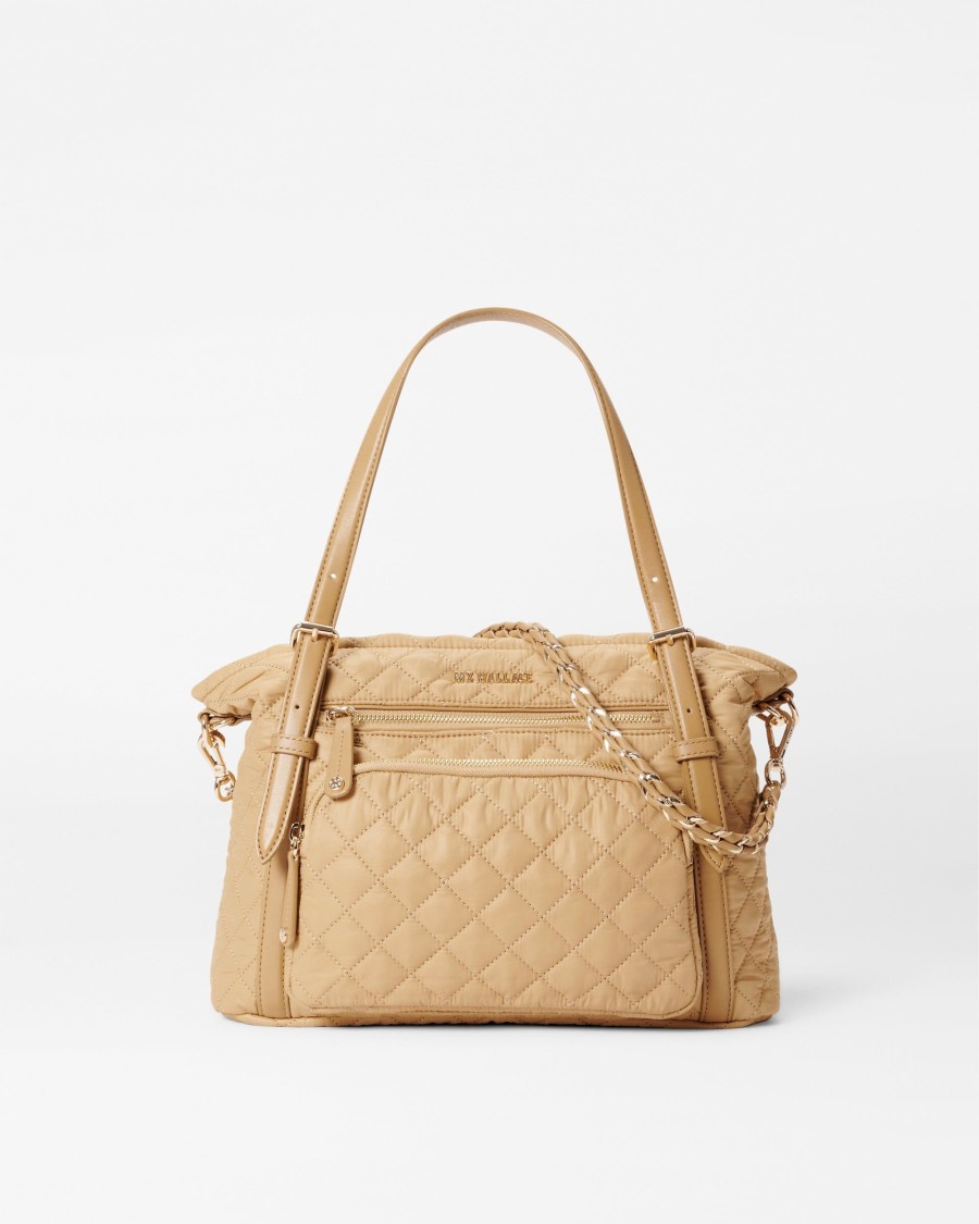 Women MZ Wallace | Crosby Everywhere Tote Camel