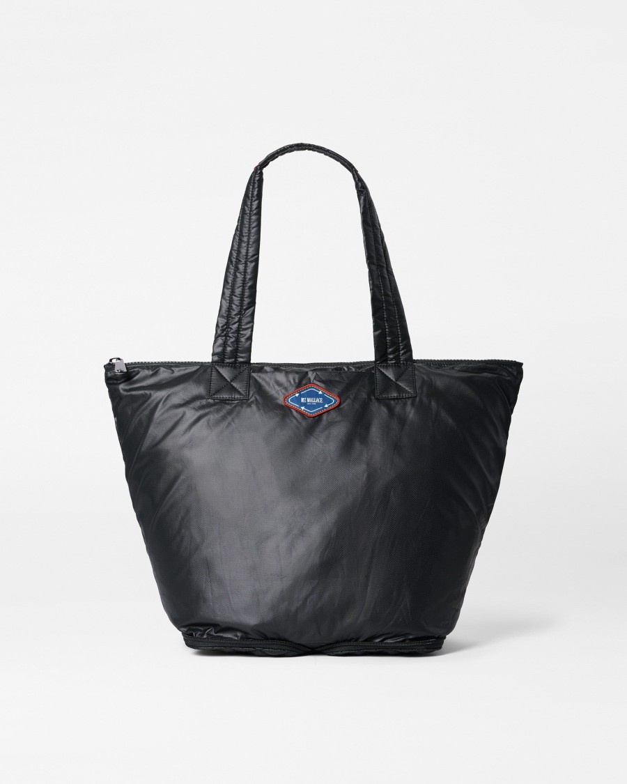 Women MZ Wallace | Packable Market Tote Black Rec