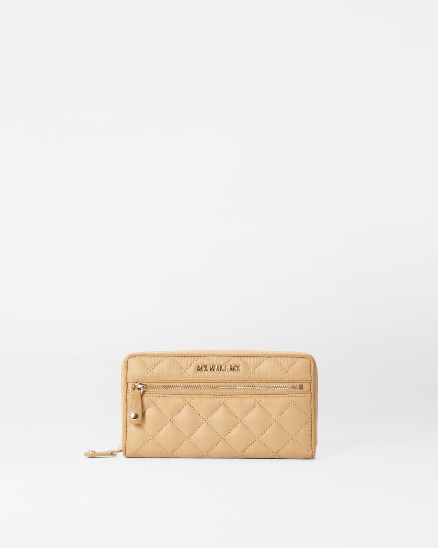 Women MZ Wallace | Crosby Long Wallet Camel