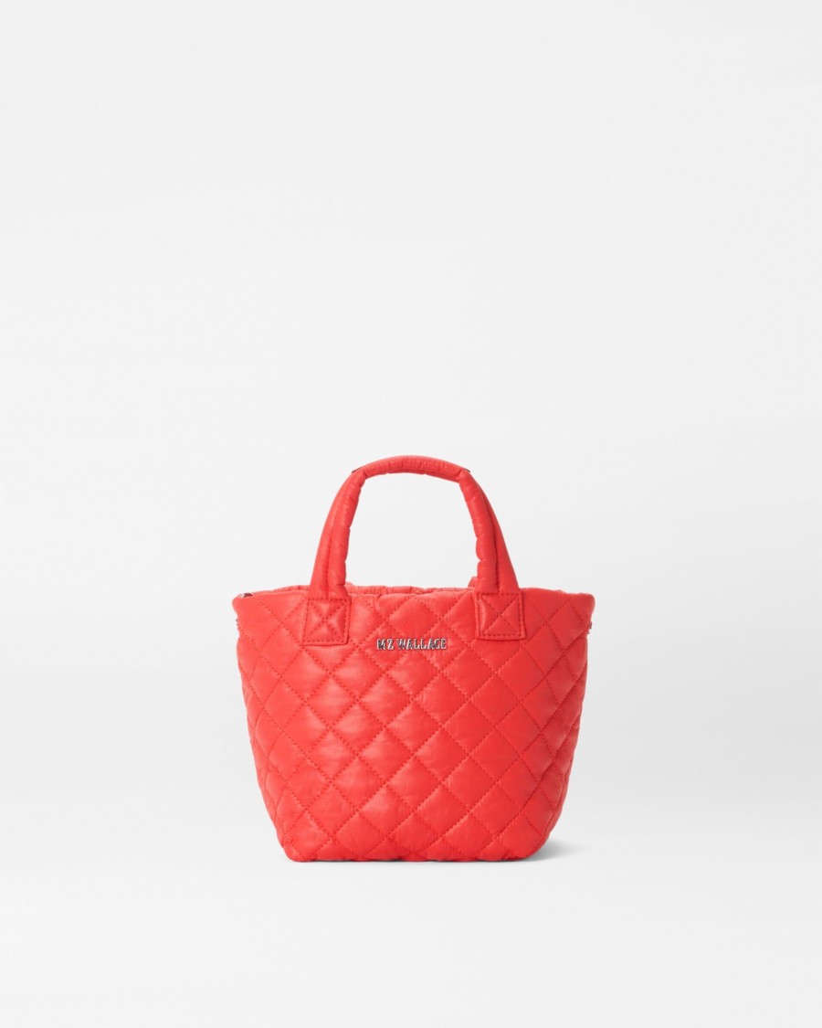 Women MZ Wallace | Micro Metro Tote Deluxe Cherry Rec