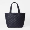 Women MZ Wallace | Medium Metro Tote Deluxe Black Rec