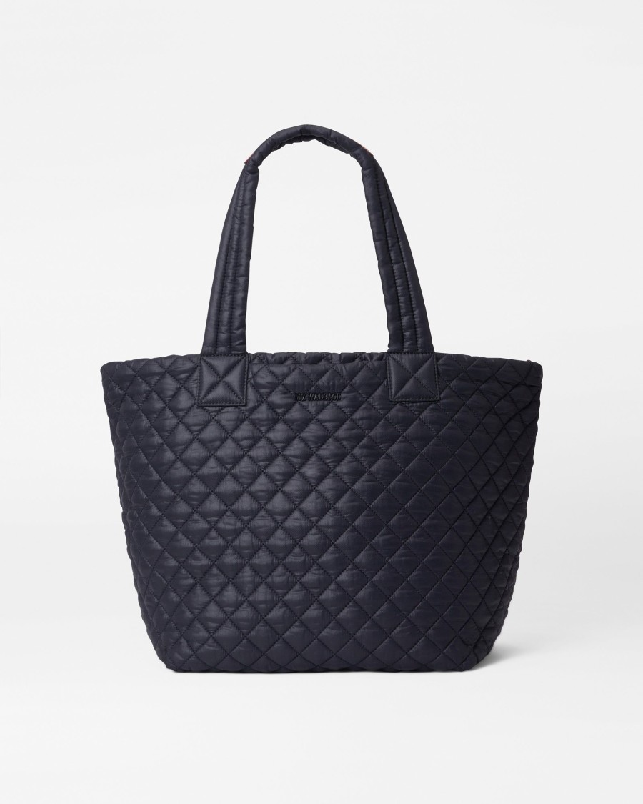 Women MZ Wallace | Medium Metro Tote Deluxe Black Rec