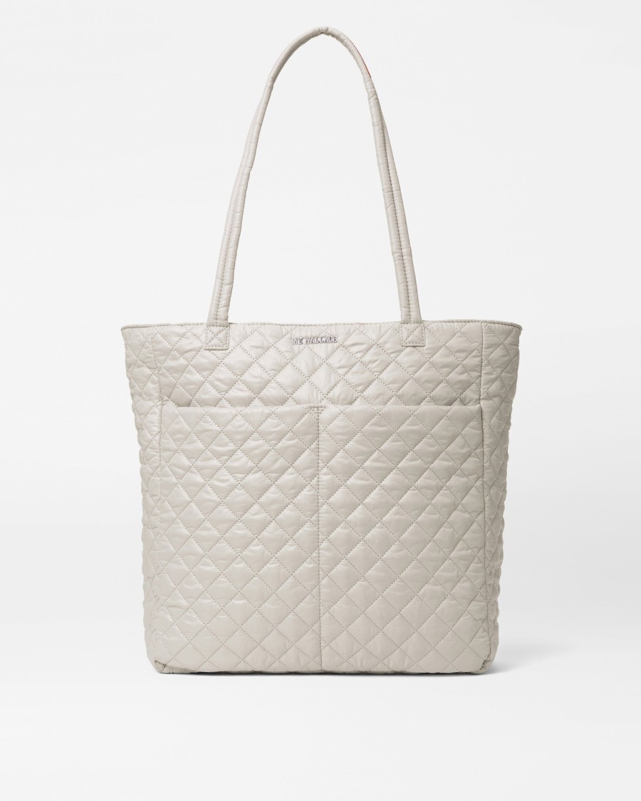 Women MZ Wallace | Large Metro Quatro Tote Pewter