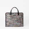 Women MZ Wallace | Medium Box Tote Midnight Sparkle Boucle