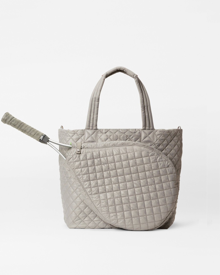 Women MZ Wallace | Tennis Large Metro Tote Deluxe Cement