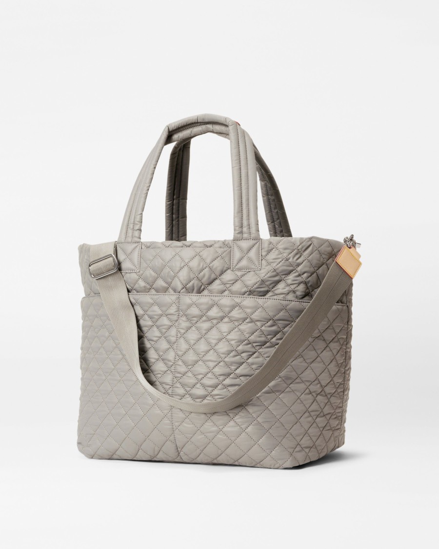 Women MZ Wallace | Tennis Large Metro Tote Deluxe Cement