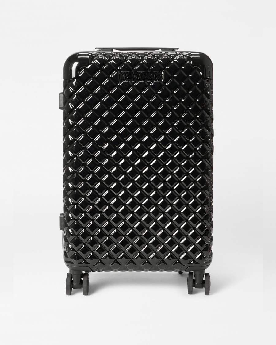 Women MZ Wallace | Carry-On Luggage Black Lacquer