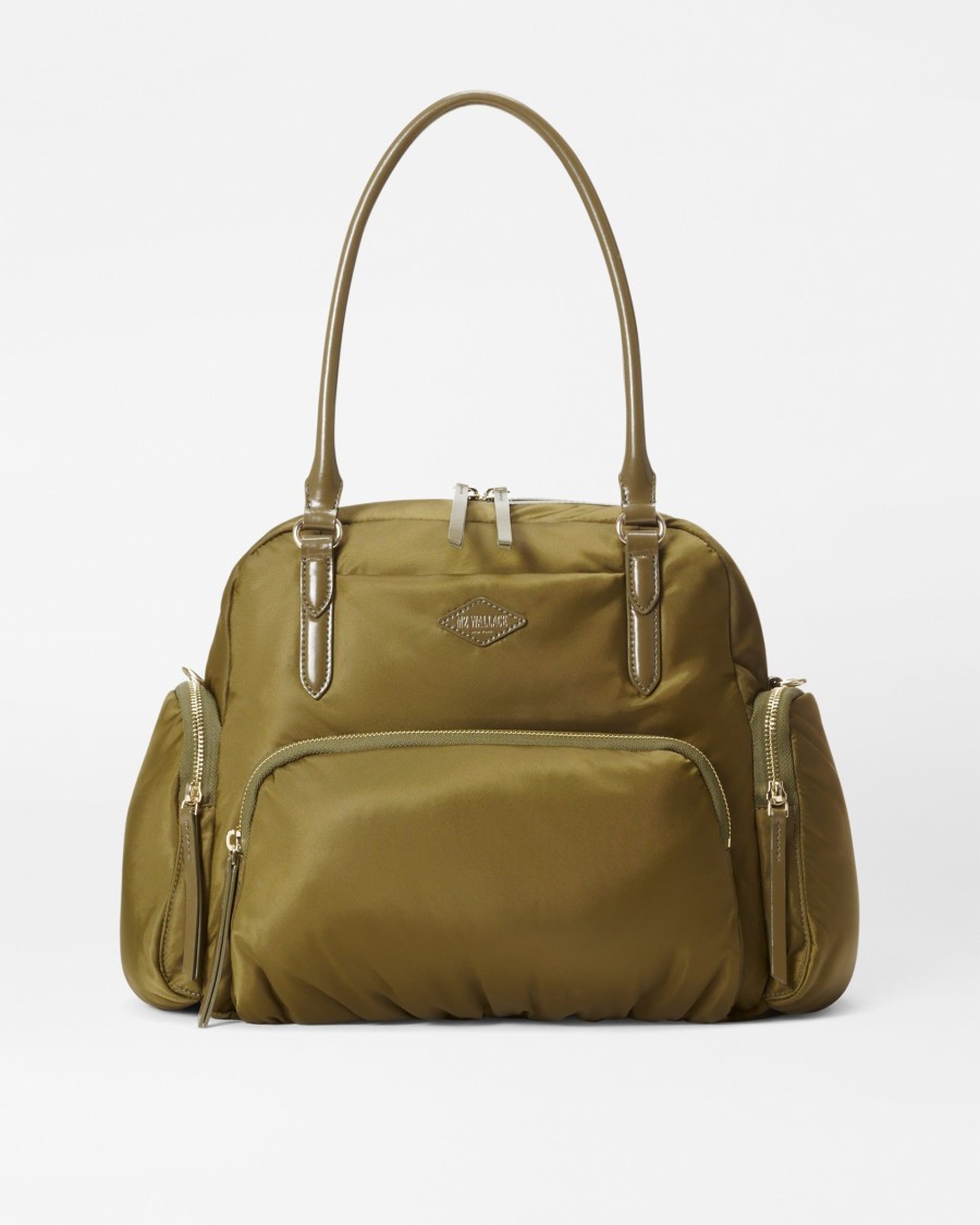 Women MZ Wallace | Chelsea Shoulder Bag Moss