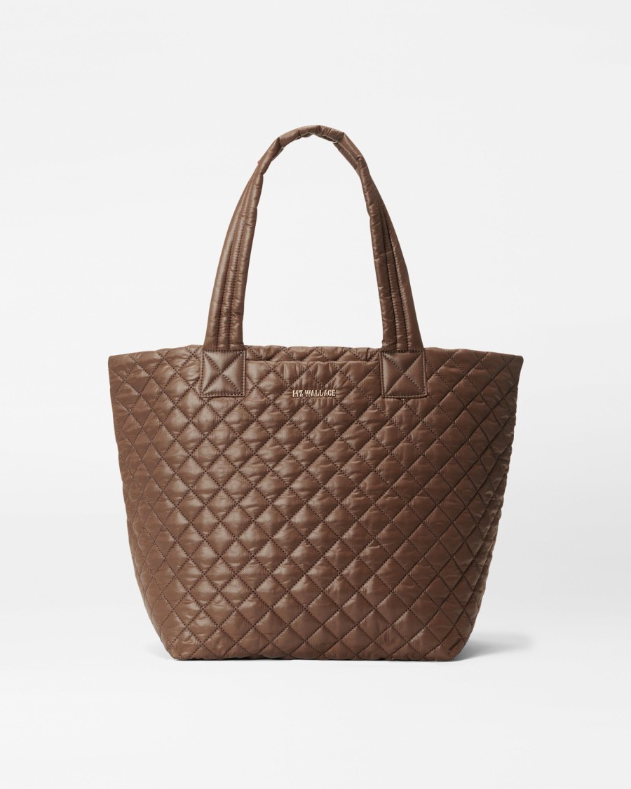 Women MZ Wallace | Medium Metro Tote Deluxe Walnut