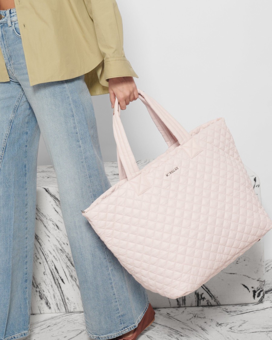 Women MZ Wallace | Large Metro Tote Deluxe Rose Rec