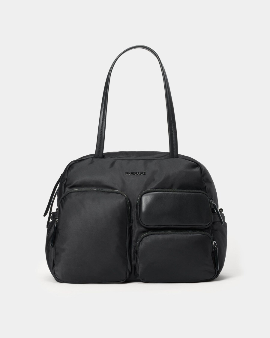 Women MZ Wallace | Small Bowery Traveler Black Rec