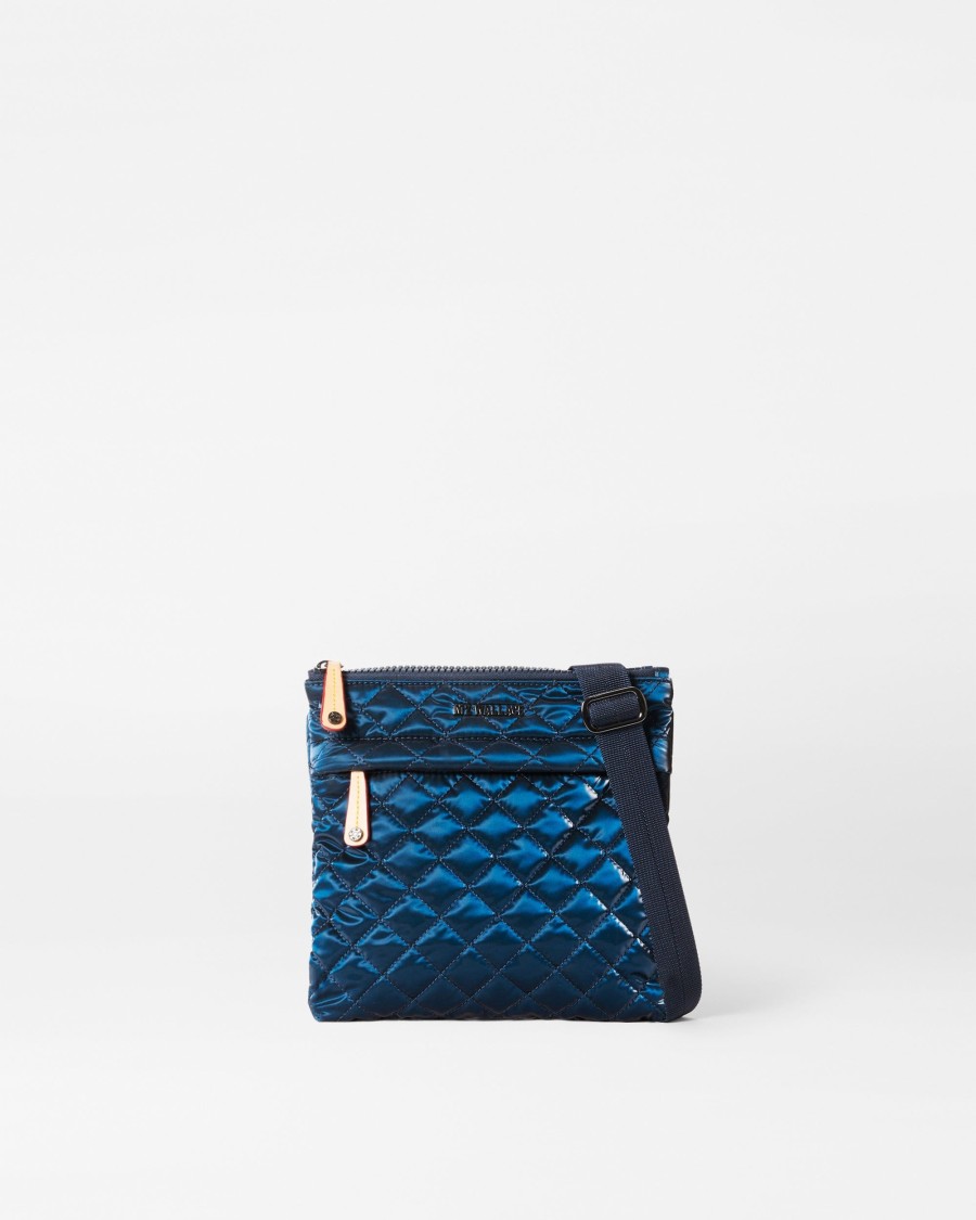 Women MZ Wallace | Metro Flat Crossbody Midnight Liquid