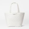 Women MZ Wallace | Medium Metro Tote Deluxe Pearl Metallic