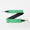 Women MZ Wallace | Green Spring Plaid Flat Leather Strap Green Summer Plaid