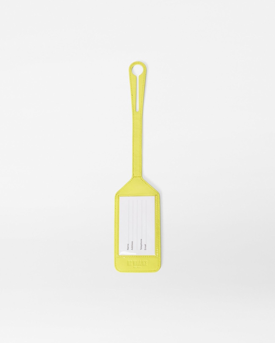 Women MZ Wallace | Luggage Tag Acid Yellow