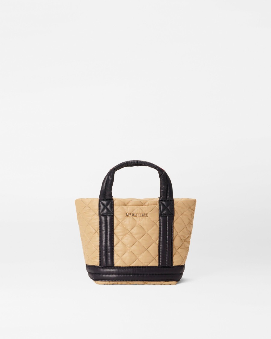 Women MZ Wallace | Mini Empire Tote Camel & Black