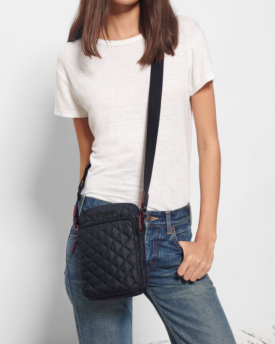 Women MZ Wallace | Metro Crossbody Black Rec