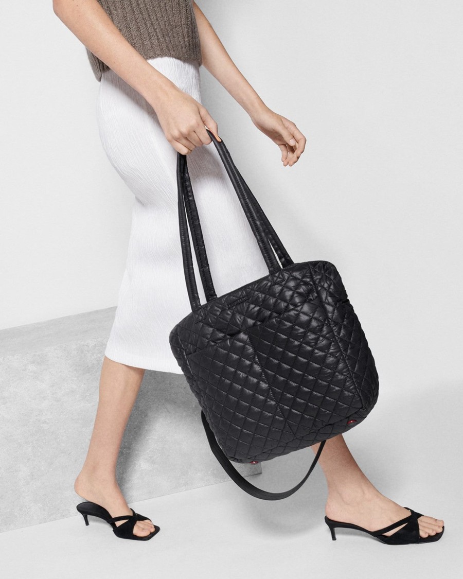 Women MZ Wallace | Metro Quatro Tote Black Rec