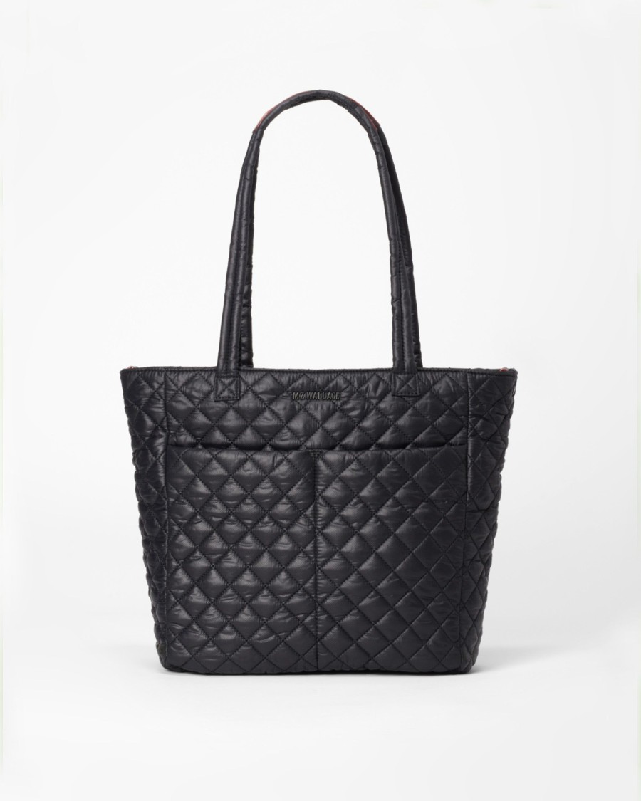 Women MZ Wallace | Metro Quatro Tote Black Rec