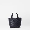 Women MZ Wallace | Micro Metro Tote Deluxe Black Rec