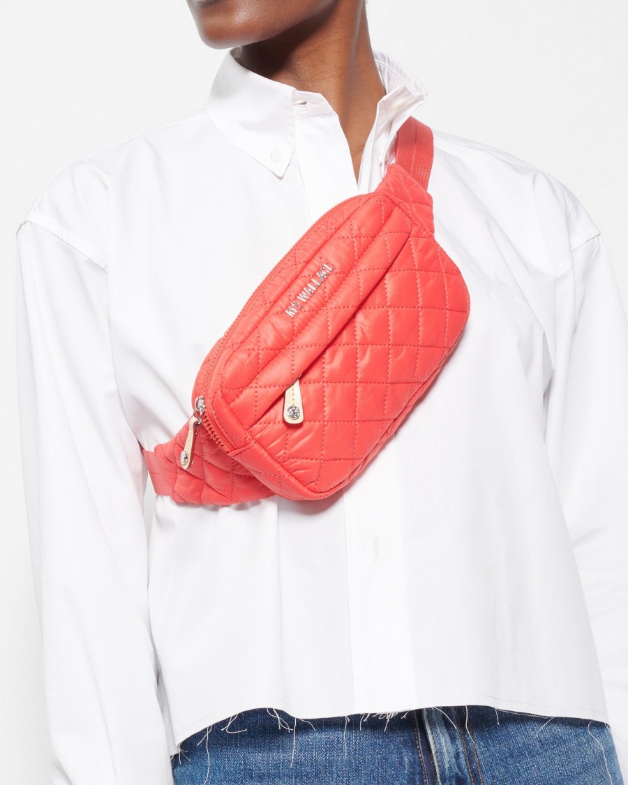 Women MZ Wallace | Metro Belt Bag Coral Rec