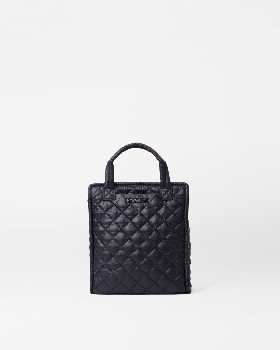 Women MZ Wallace | Mini Box Tote Black Rec