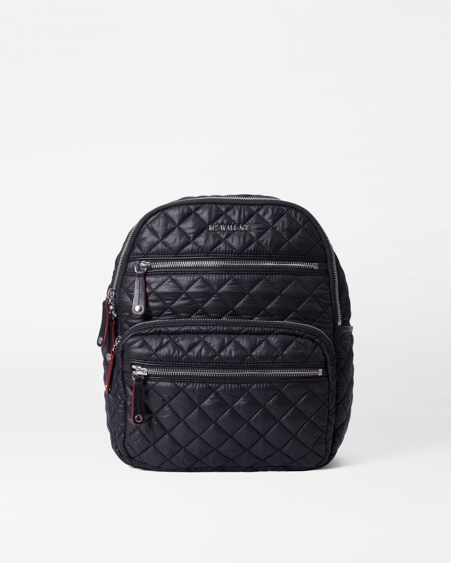 Women MZ Wallace | Small Crosby Backpack Black Rec