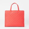 Women MZ Wallace | Large Box Tote Coral Rec