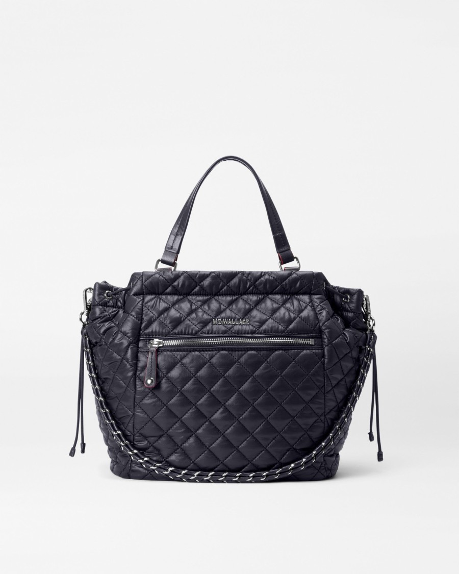 Women MZ Wallace | Crosby Anna Tote Black Rec