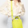 Women MZ Wallace | Mini Box Tote Acid Yellow Rec